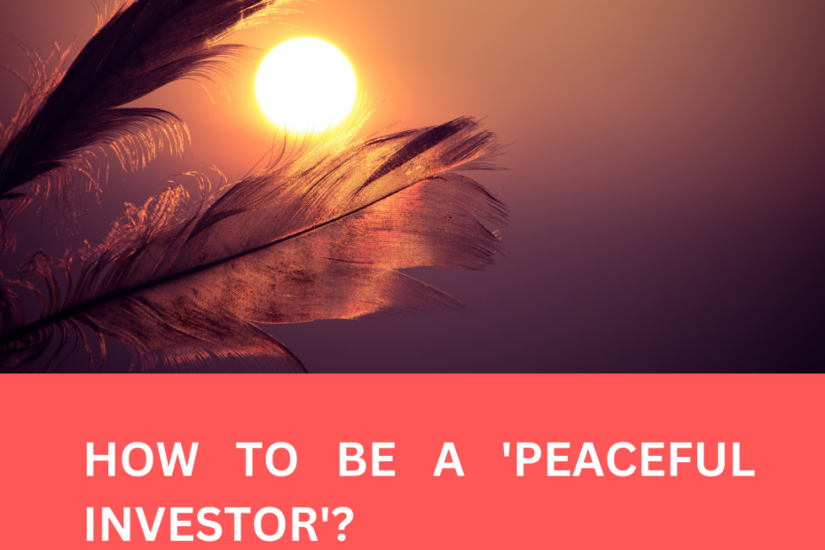 financial planning - PEACEFUL INVESTOR